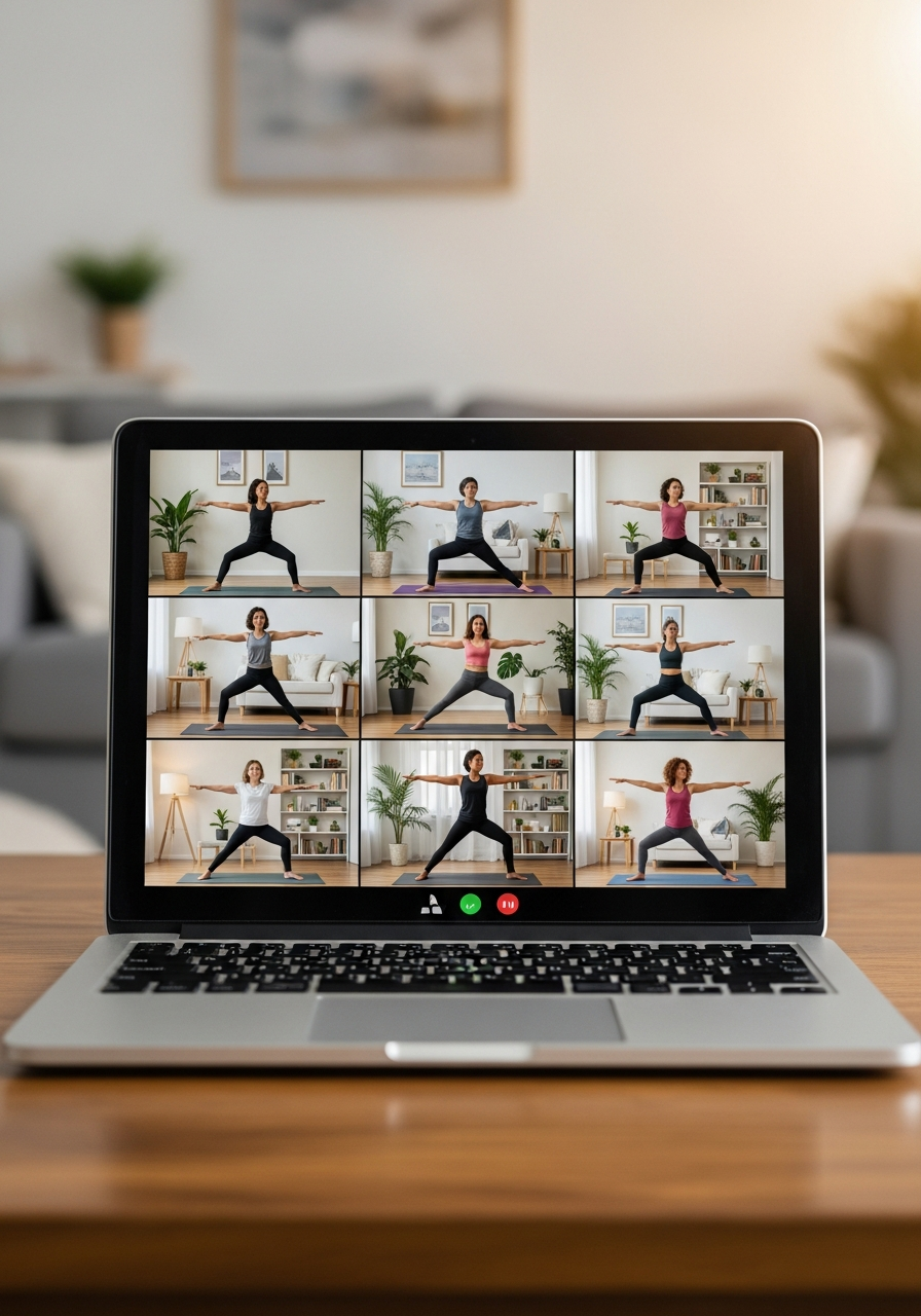 Групповые занятия в прямом эфире