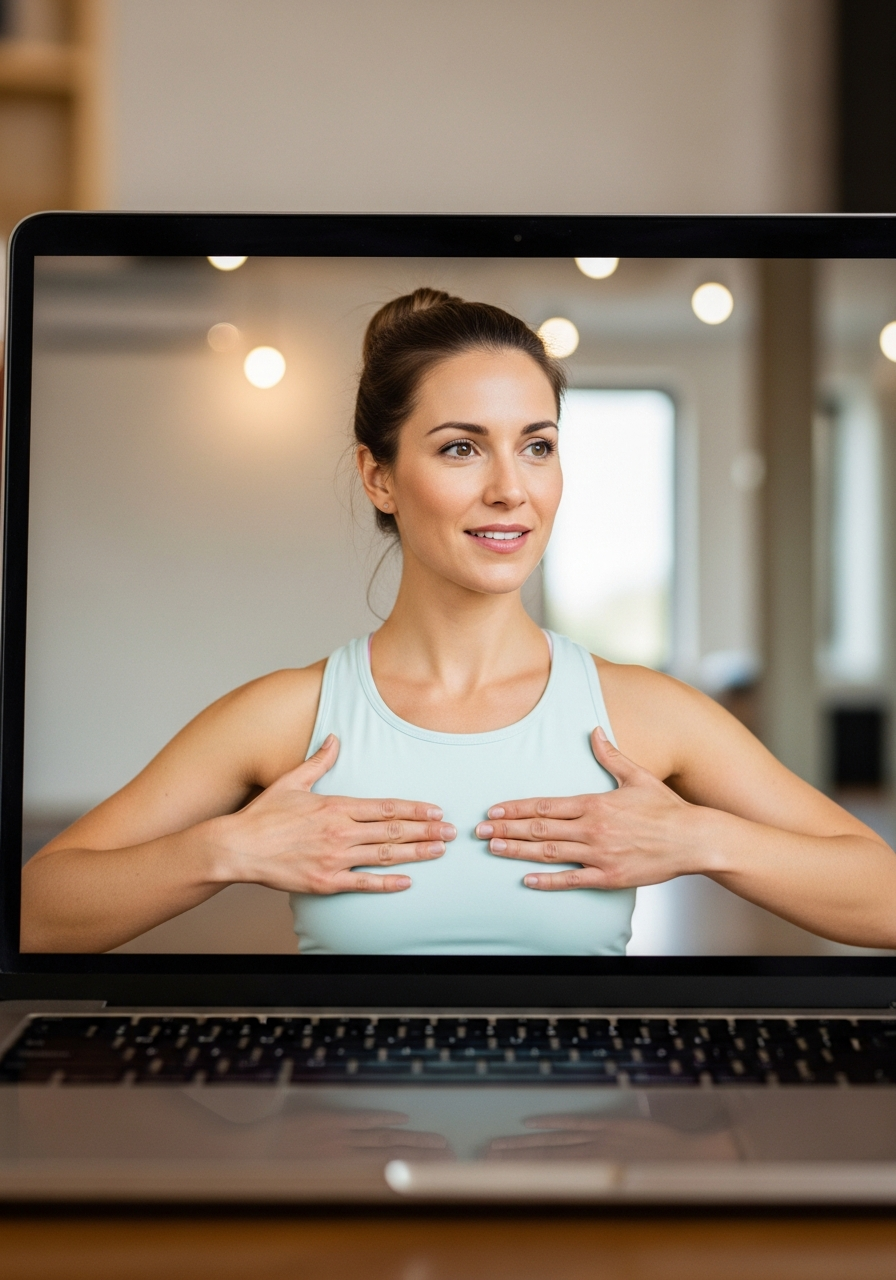 Инструктор показывает технику